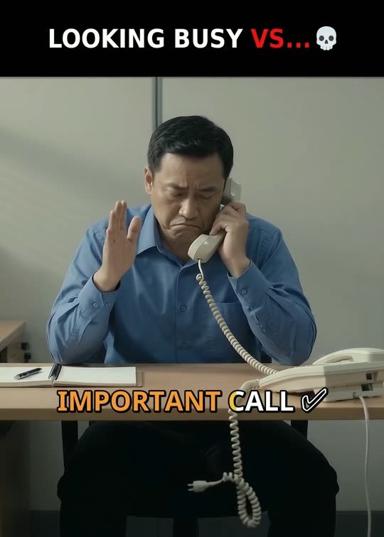 Office Workers Trying To Look Busy vs Last Guy
