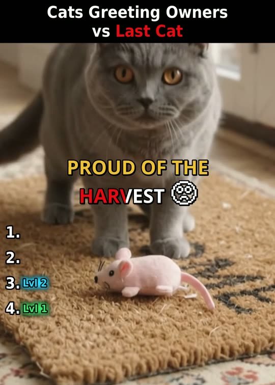 Cats Greeting Owners vs Last Cat